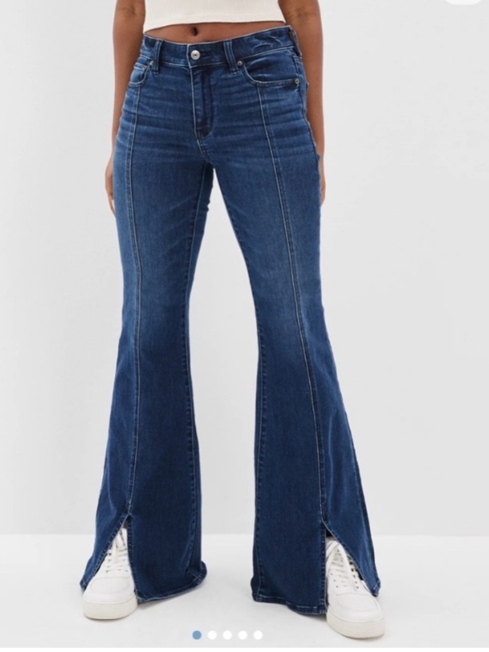 American Eagle Nex Level
Stretch Festival Flare Jeans Split
Hem Size 0 Regular